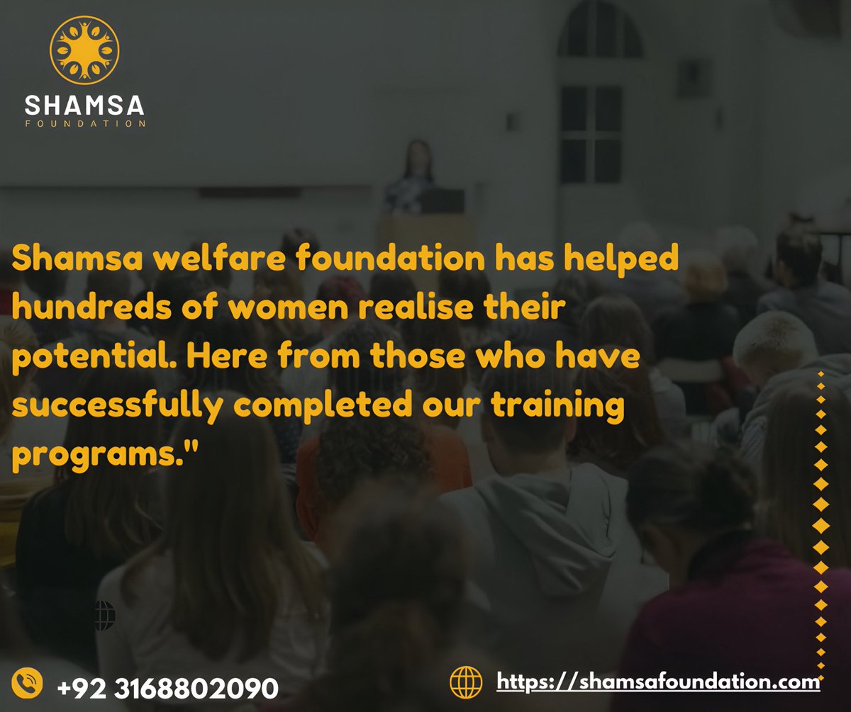 ShamsaFdn's tweet photo. We provide girl  a multiple courses.
Go and check the website and enroll programs.

⛓️‍💥 https://t.co/DRZoAnA9Sf

#shamsawelfare  #shamsawelfarefoundation #courses  #coursesonline https://t.co/Zjtbb2wu75