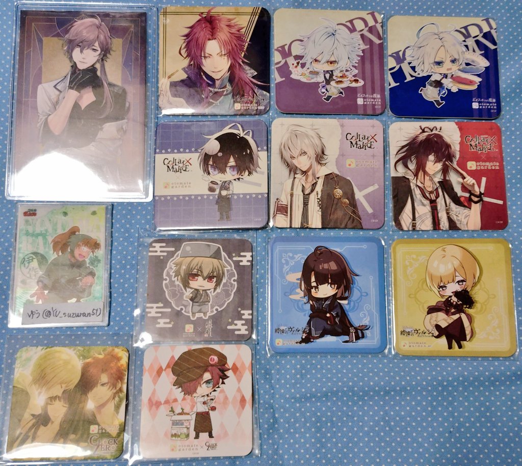 Collar×Malice カラマリ　契　オトメイトガーデン　コースター　オトガ カラマリ Collar×Malice オトメイトガーデン コースター 契