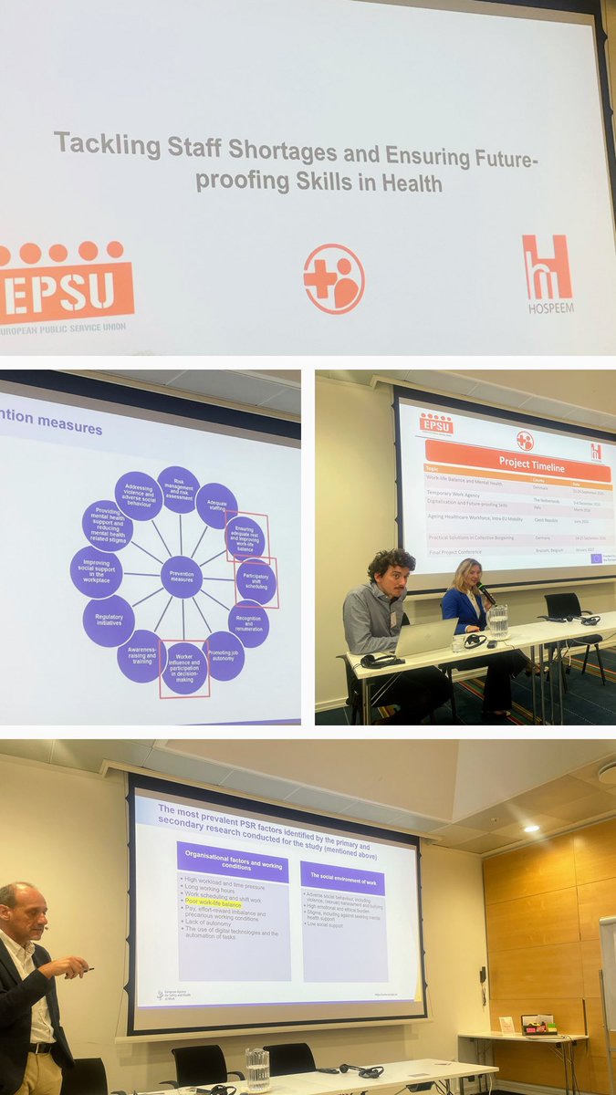 marta_branca's tweet image. Tackling #staff #shortages &amp;amp; future-proofing #skills in #health. Workshop 1 #WorkLifeBalance and #MentalHealth. #Copenhagen 2025. @Hospeem @EPSUnions @aran_agenzia @regionerne