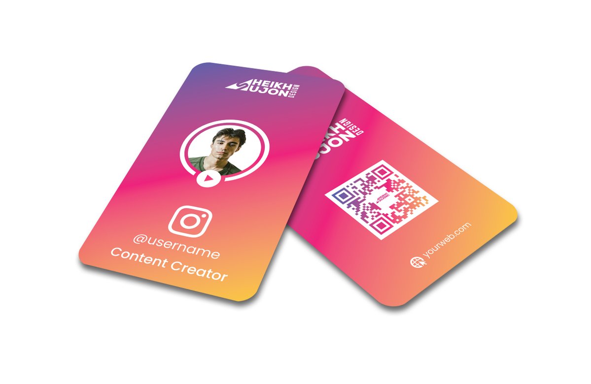 SujonDesign's tweet image. NFC business card design for YouTubers and Fb content creators.

#NFCBusinessCard #businesscarddesigner #youtuber #contentcreator #FBContentCreators