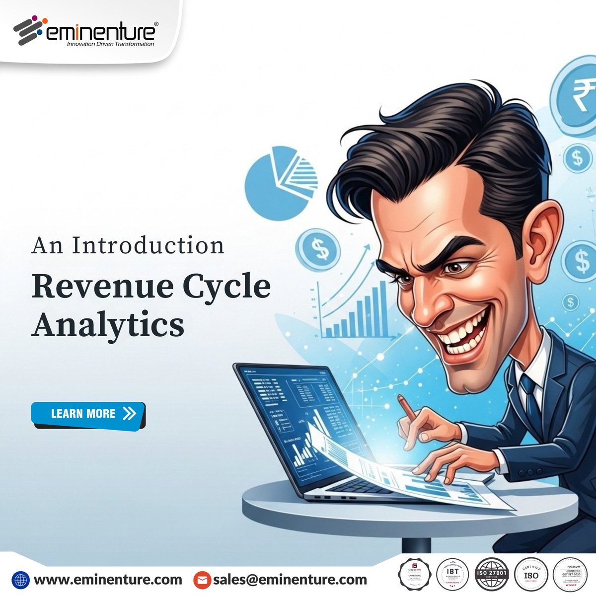 Eminenture's tweet image. Is AI really replacing humans in revenue cycle analytics, or is it just a myth that machines can fully understand complex healthcare decisions? 
Explore the details: tinyurl.com/6htrnzk9
#AI #HumansVsAI #RevenueCycle #Analytics #RCM #DataAccuracy #Automation #Eminenture #data