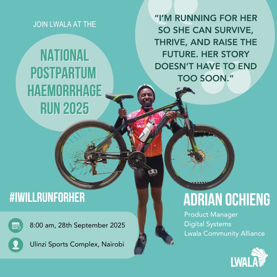 LwalaCommunity's tweet image. This #EndPPH Run 2025, Lwala is joining hundreds of advocates to raise awareness about postpartum hemorrhage — one of the leading causes of maternal deaths worldwide.

👉 Register now: endpph.com/pph-run-regist…
#RunForHer
