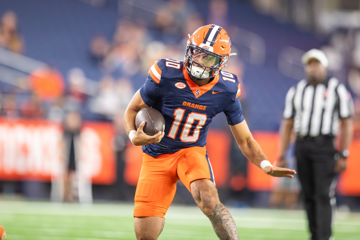 Rickie Collins will be Syracuse’s starting QB for the foreseeable future after Steve Angeli suffered a torn Achilles. Collins described getting the start as bittersweet. Nevertheless, Collins has the keys to the Orange’s kingdom.

On the development of Syracuse's new QB1🧵