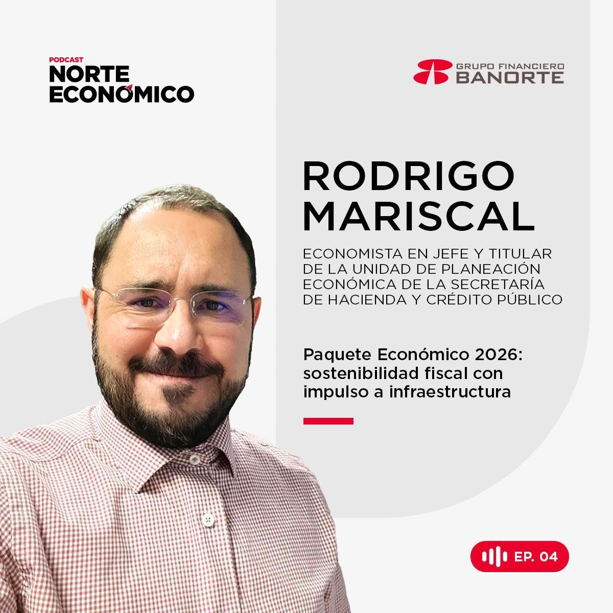 Analisis_Fundam's tweet image. 🎙️¿Qué esperar del #PaqueteEconómico2026?

#NorteEconómico, @alexpadillasan y @LuceroAlvarezO conversan con @RodMariscal Economista en Jefe de @Hacienda_Mexico sobre sus lineamientos, la apuesta en infraestructura y el panorama de las finanzas públicas

🎧spoti.fi/38BEqLm