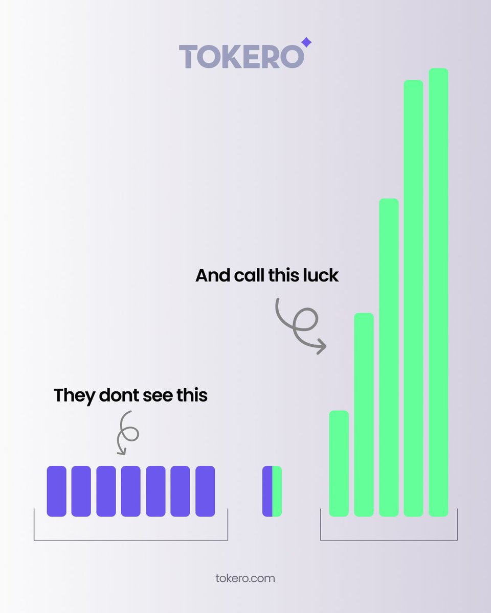 💡 Everyone sees the gains. 🔥 Few see the grind. In crypto, what looks  like “luck” is built on patience, strategy, and consistency. Keep stacking.  Keep learning. Keep building. The results will