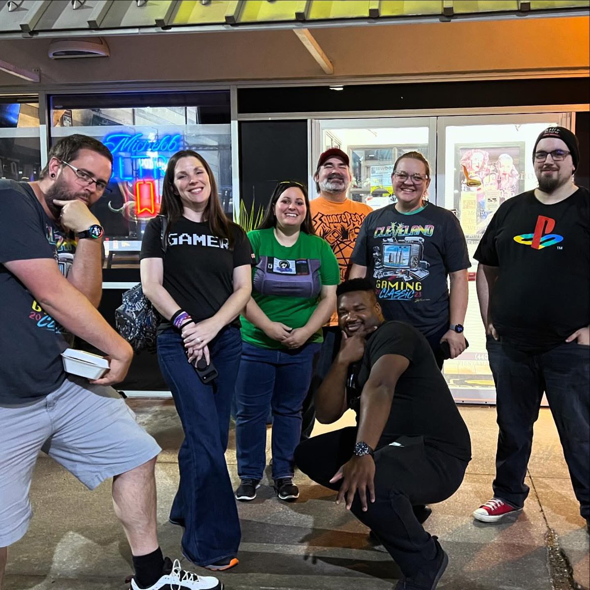 Such a fun time catching up with everyone! I’m always terrible at getting pictures! #videogames #gamerahmer #retrogaming #games #clevelandgamingclassic #gamer #gaming #gamingcommunity