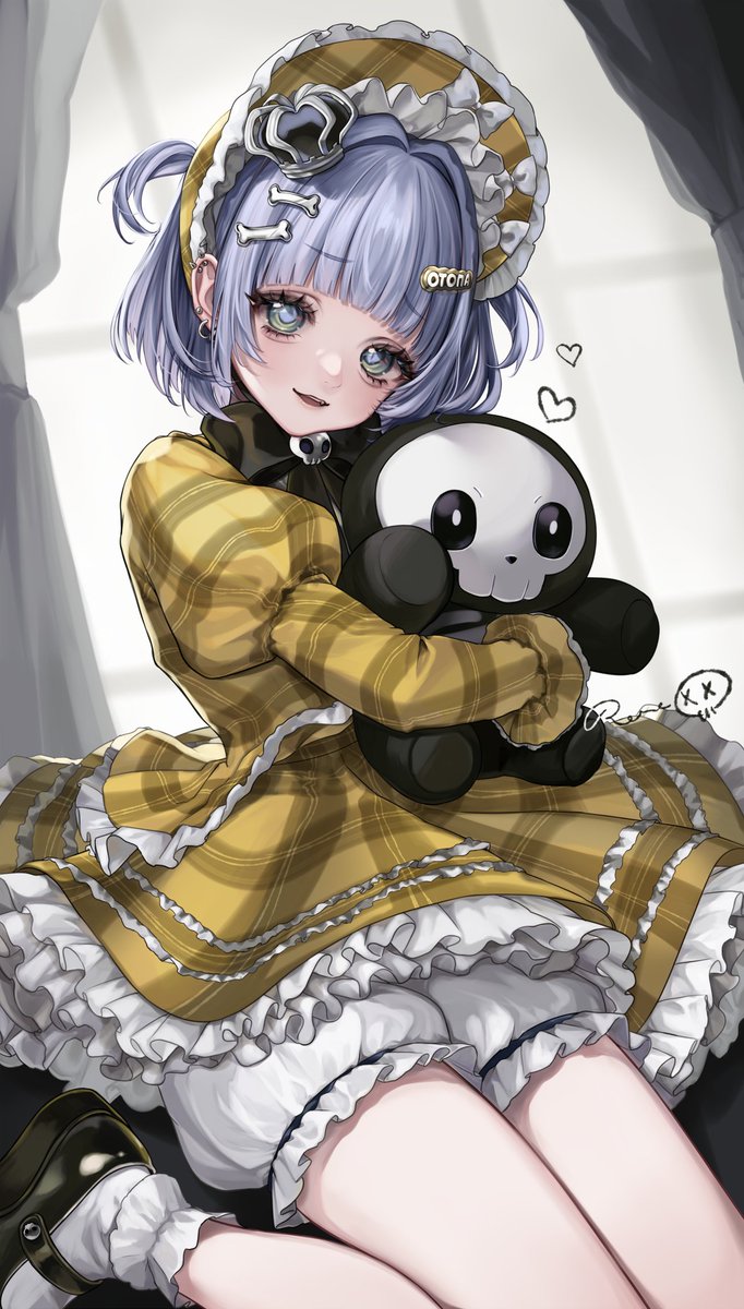 ぷぷ🐝🖤💛🌚🌛
#くろむアーツ 
#夜乃くろむ新衣装