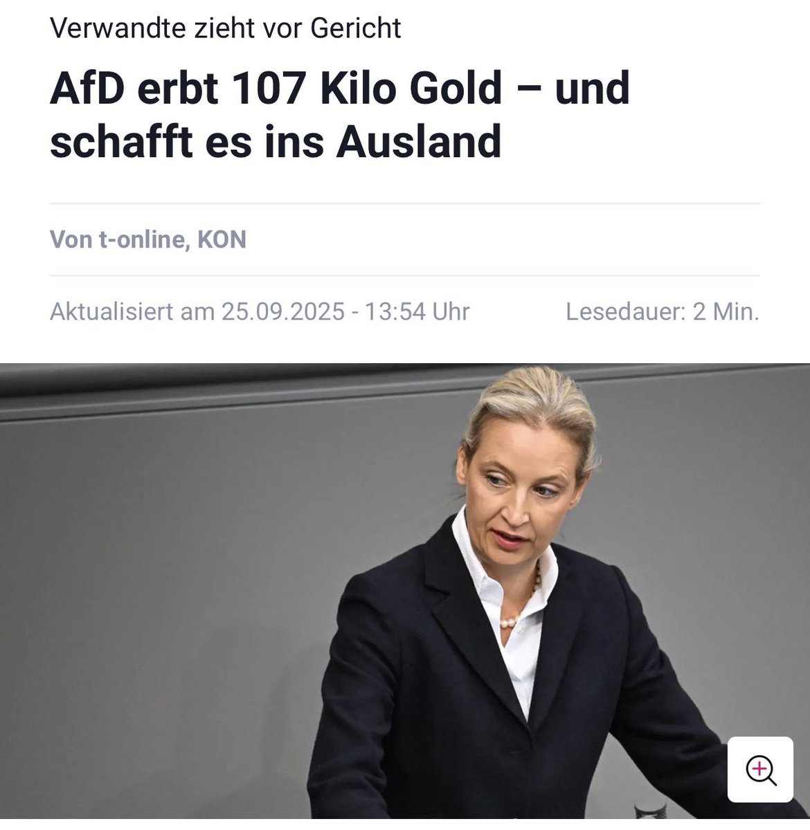 Die <a href="/AfD/">AfD</a> lagert 107 Kilo Gold in Liechtenstein.
Die einen nennen es Geldwäsche, für die <a href="/AfD/">AfD</a> ist es Parteiprogramm.