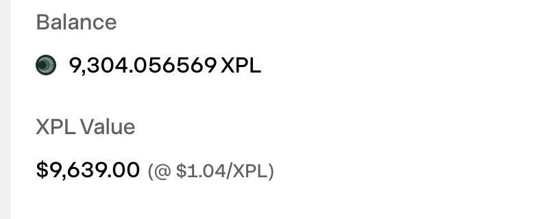 🚨 BREAKING: <a href="/PlasmaFDN/">Plasma</a> just airdropped 9,304 $XPL (~$10K) to everyone who deposited anything, even $1.