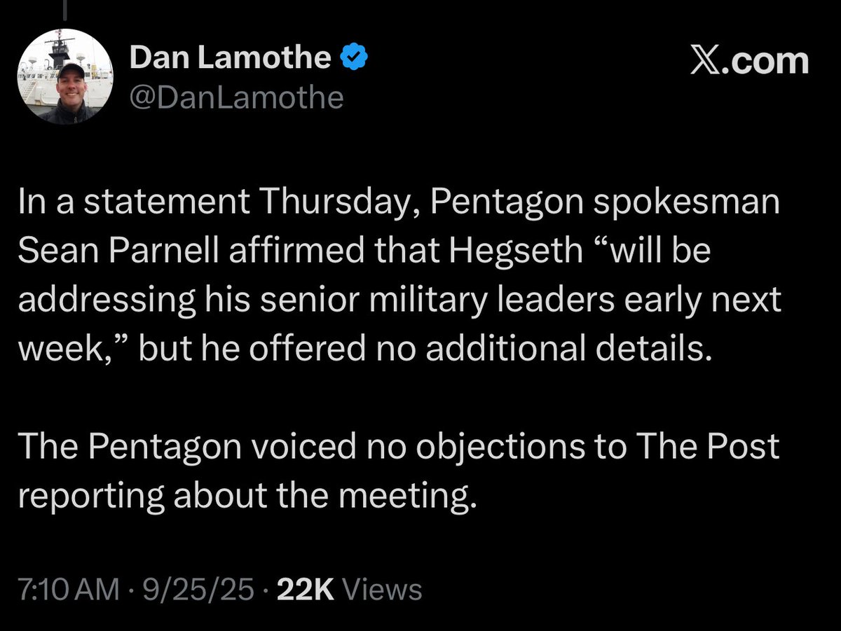 “The Pentagon voiced no objections to The Post reporting about the meeting.”