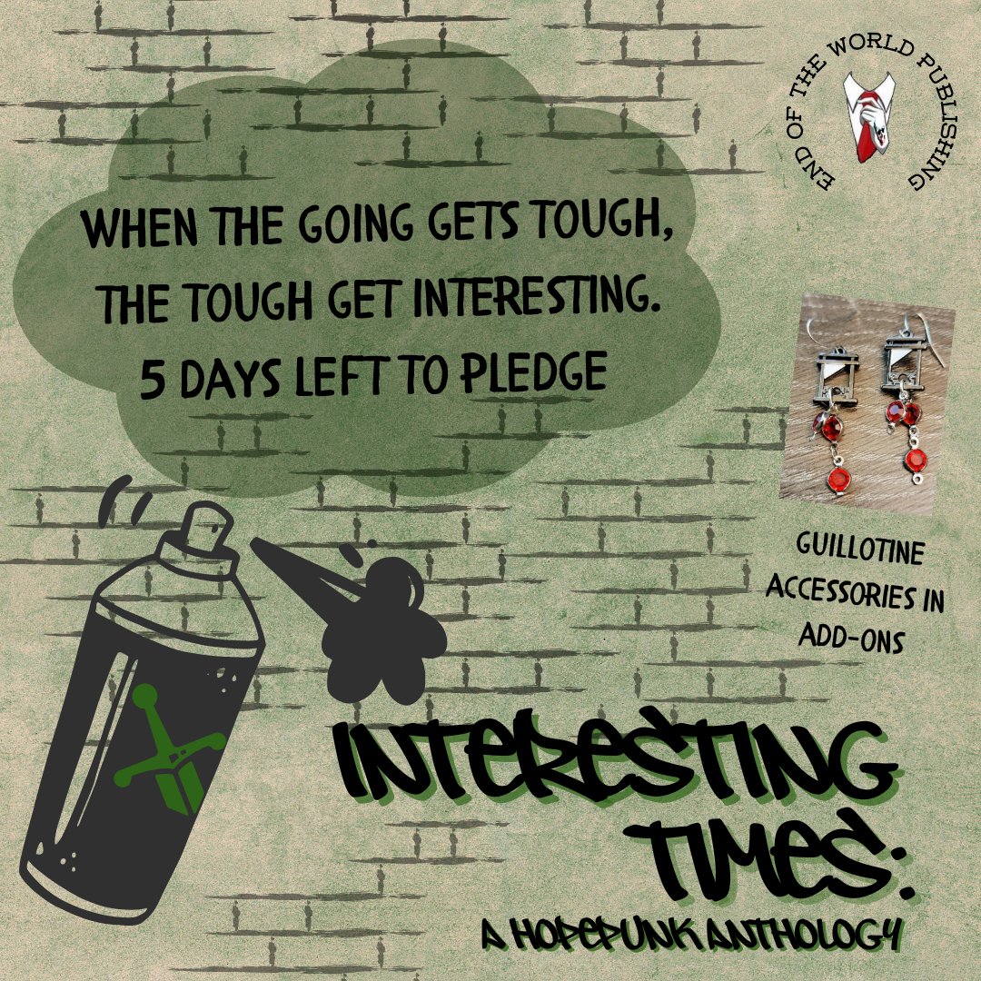 Just 5 days left to support this collection of tales &amp; poems that shine light into the darkness of other realities in order to shine some light into this one! kickstarter.com/projects/inter…