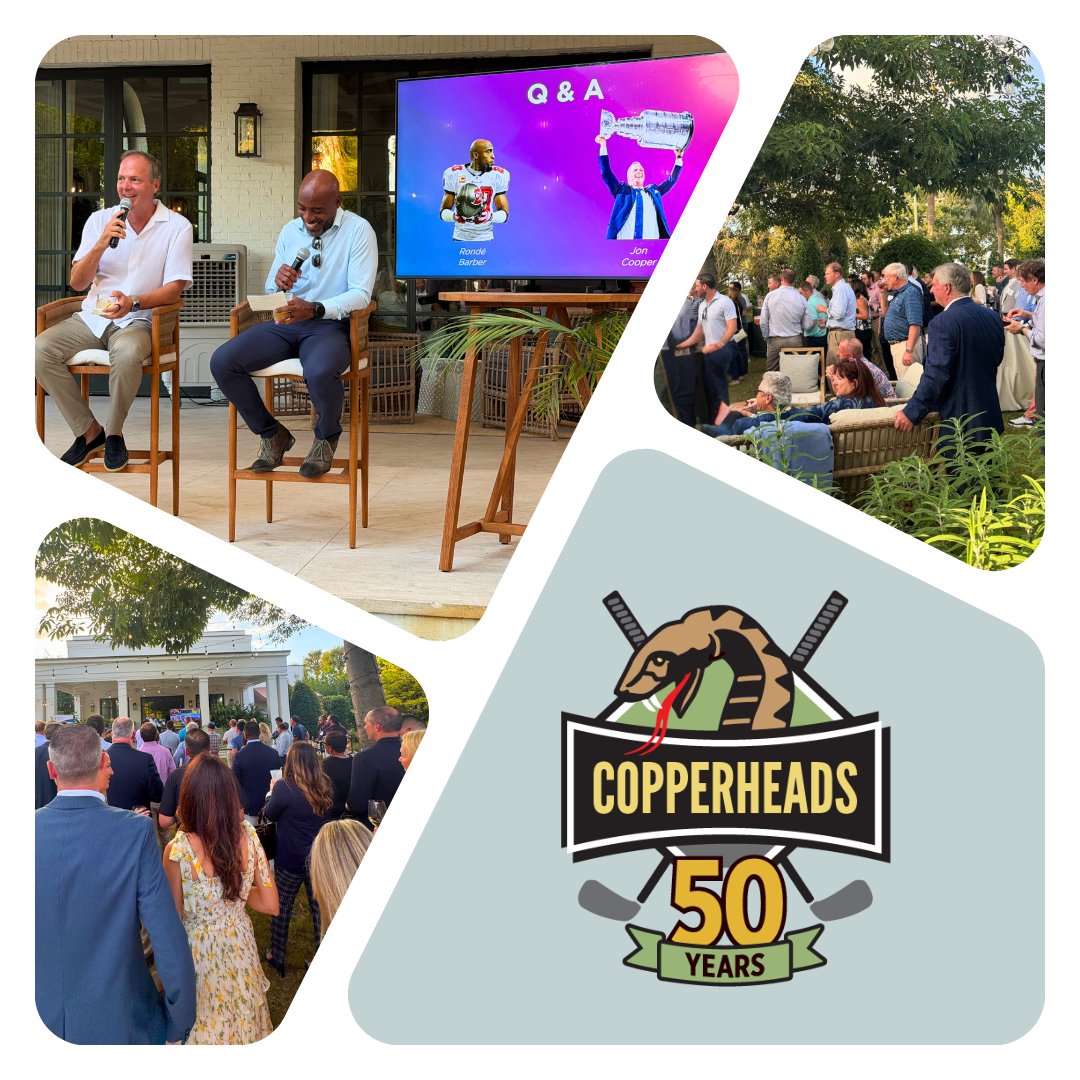Valspar Championship (@valsparchamp) on Twitter photo Celebrating 50 years of Copperhead Charities & the road to 2026 at our Copperhead Kickoff ⛳ Truly grateful for the support of our Board, Copperheads and tournament partners at last night's event.
Special thanks to our friends from <a href="/Valspar/">Valspar</a> who were in attendance, AND to Celebrating 50 years of Copperhead Charities & the road to 2026 at our Copperhead Kickoff ⛳ Truly grateful for the support of our Board, Copperheads and tournament partners at last night's event.
Special thanks to our friends from <a href="/Valspar/">Valspar</a> who were in attendance, AND to