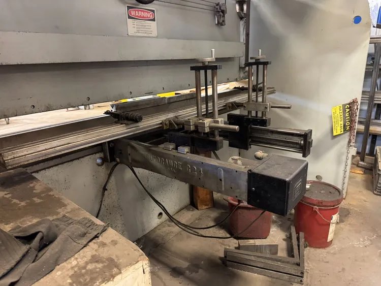 AssetWestbrook's tweet image. FOR SALE‼️

USED PACIFIC JENESIS SERIES I J-100-10 10’ X 100 TON SINGLE AXIS CNC HYDRAULIC PRESS BRAKE

Year: 2000
Stock #: 11231

For more info contact Joe at joe@westbrook-eng.com or 586-576-2154

westbrook-eng.com/equipment/8396…

#usedmachinery #usedmachine #forsale #buyused #pacific