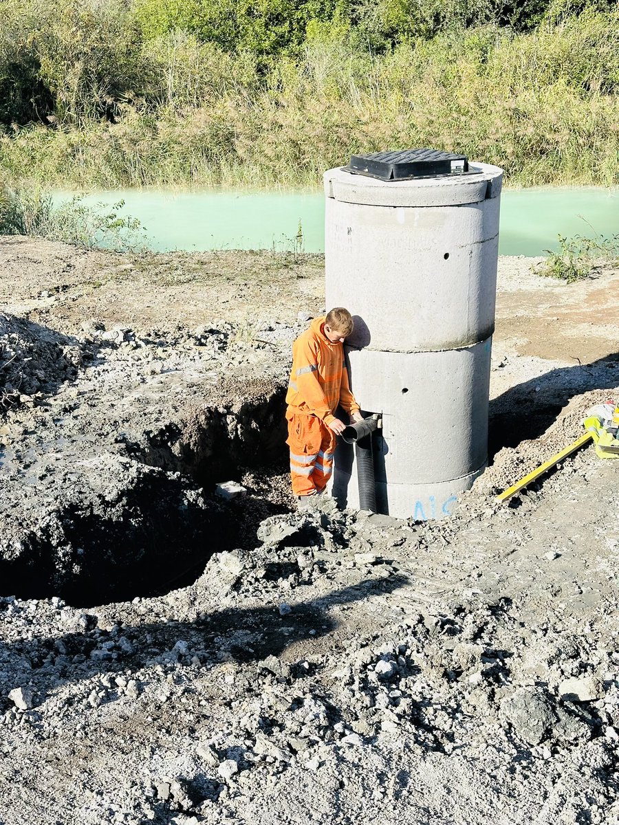 Water pipe work continues at Llanwern