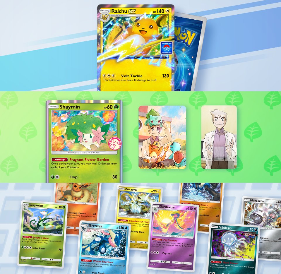 SerebiiNet's tweet photo. Serebii Update: The next month's events for Pokémon TCG Pocket have also been revealed including Raichu ex Drop event and Parallel Mass Outbreak Event https://t.co/NWlAdn5F0o https://t.co/mbdD9DYZVK