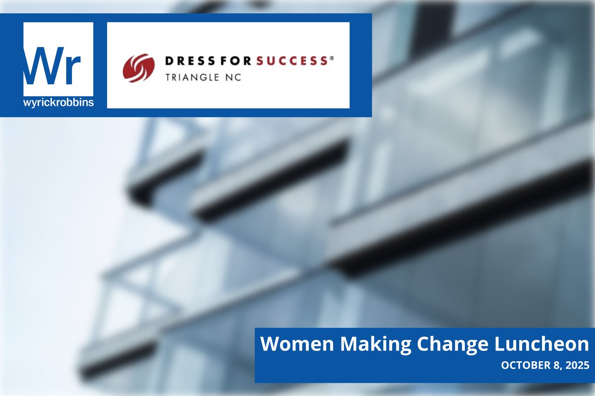 We're proud to sponsor Dress for Success' Women Making Change Luncheon next month! This annual event celebrates women’s leadership and impact while raising vital funds to support the career journeys of women across the Triangle.