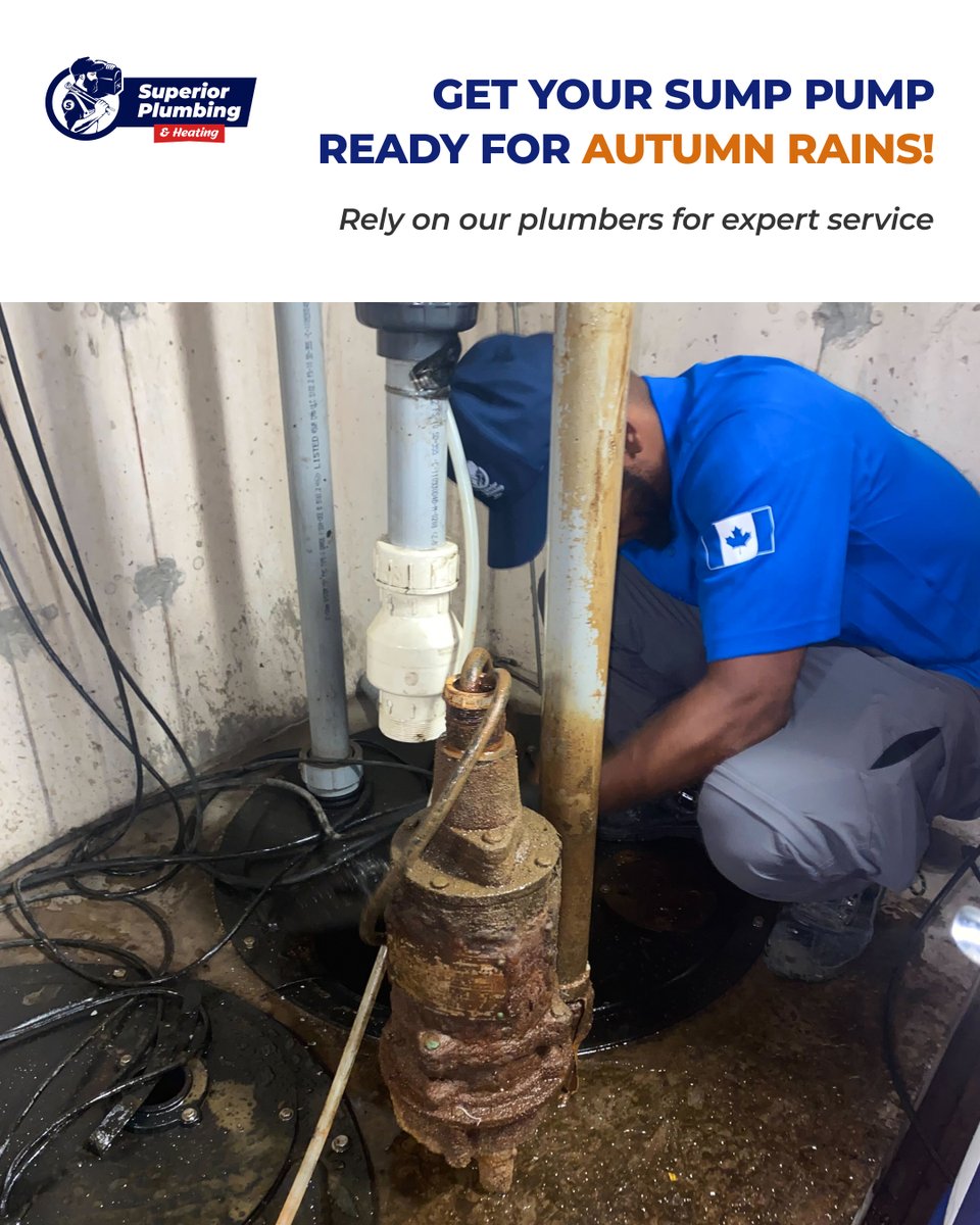 superior_ph's tweet image. 🚨 Get Your Sump Pump Ready for Autumn Rains! Rely on Our Plumbers for Expert Service

📅 Schedule your sump pump check today and stay dry all season!

📞Call us today at +1 866-956-1633
 🌐Visit superiorplumbing.ca/sump-pump-repa…

#SumpPump #SuperiorPlumbing #BasementProtection #HomeSafety