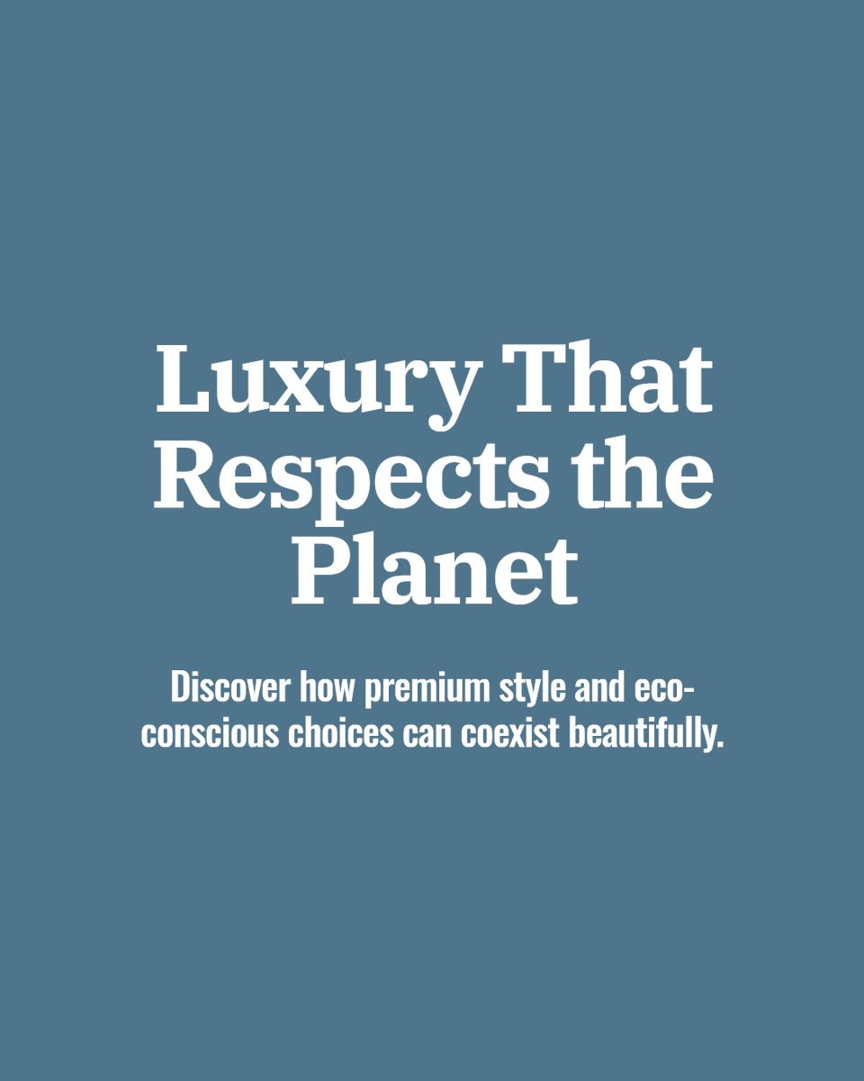 HeadstartDirect's tweet image. Luxury doesn't mean sacrificing sustainability. 

At VLUX AND, we blend high-end fashion with eco-conscious choices. 

Elevate your style while protecting the planet.