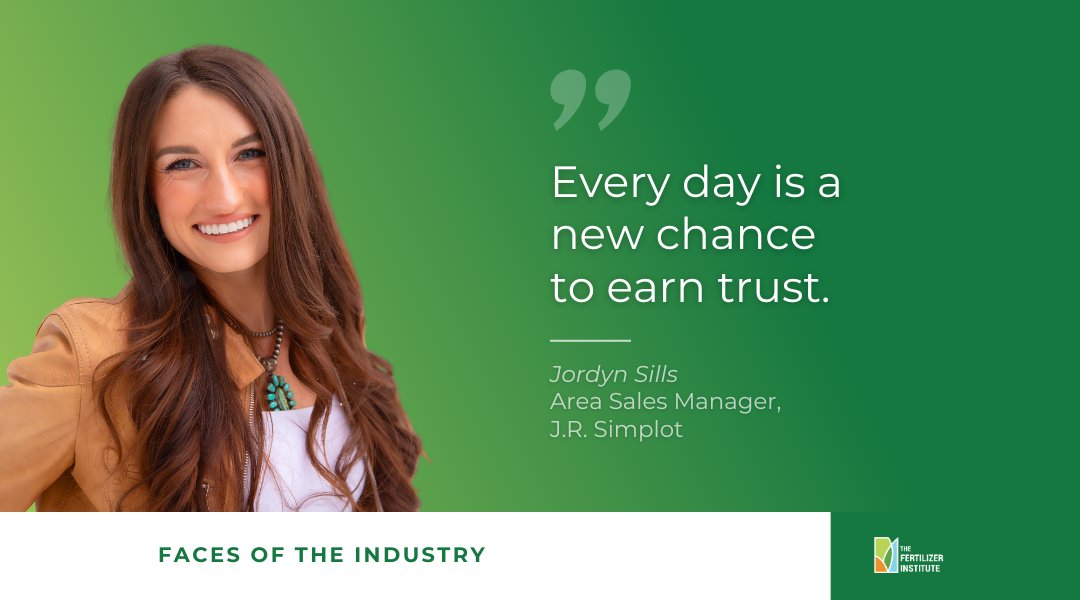 The Fertilizer Institute (@fertilizer_inst) on Twitter photo Meet our newest Face of the Industry: Jordyn Sills, Area Sales Manager at Simplot. 🌱
From Indiana farm roots to navigating fertilizer markets, her story proves agriculture is all about relationships + trust.
Read more →tfi.org/media-center/2… Meet our newest Face of the Industry: Jordyn Sills, Area Sales Manager at Simplot. 🌱
From Indiana farm roots to navigating fertilizer markets, her story proves agriculture is all about relationships + trust.
Read more →tfi.org/media-center/2…