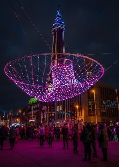 Only a few weeks to go until Lightpool Festival is back to light up Blackpool ✨💡
From 15 October to 1 November the town will be glowing with incredible light installations, 3D projection shows, live performances and this year the return of the much-loved Heritage Trams 🚋💜