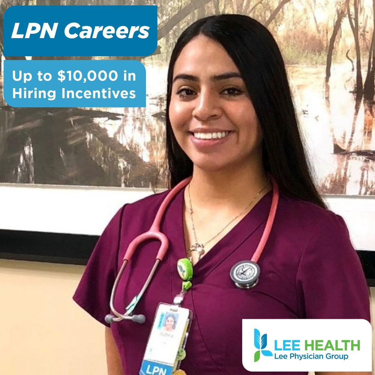 Licensed Practical Nurses (LPNs) – Outpatient Opportunities
💰 Up to $10,000 in Hiring Incentives!
📍 Locations: Fort Myers, Cape Coral, Estero, Bonita Springs, FL 

Make a difference. Love where you work. 💙
Apply today: bit.ly/LeeHealth_LPNs

#LPNJobs #LicensedPracticalNurse
