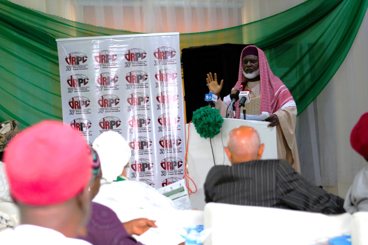 Keynote address by Prof. Iliyasu Usman, the deputy Chief Imam, National Mosque.

25/9/2025