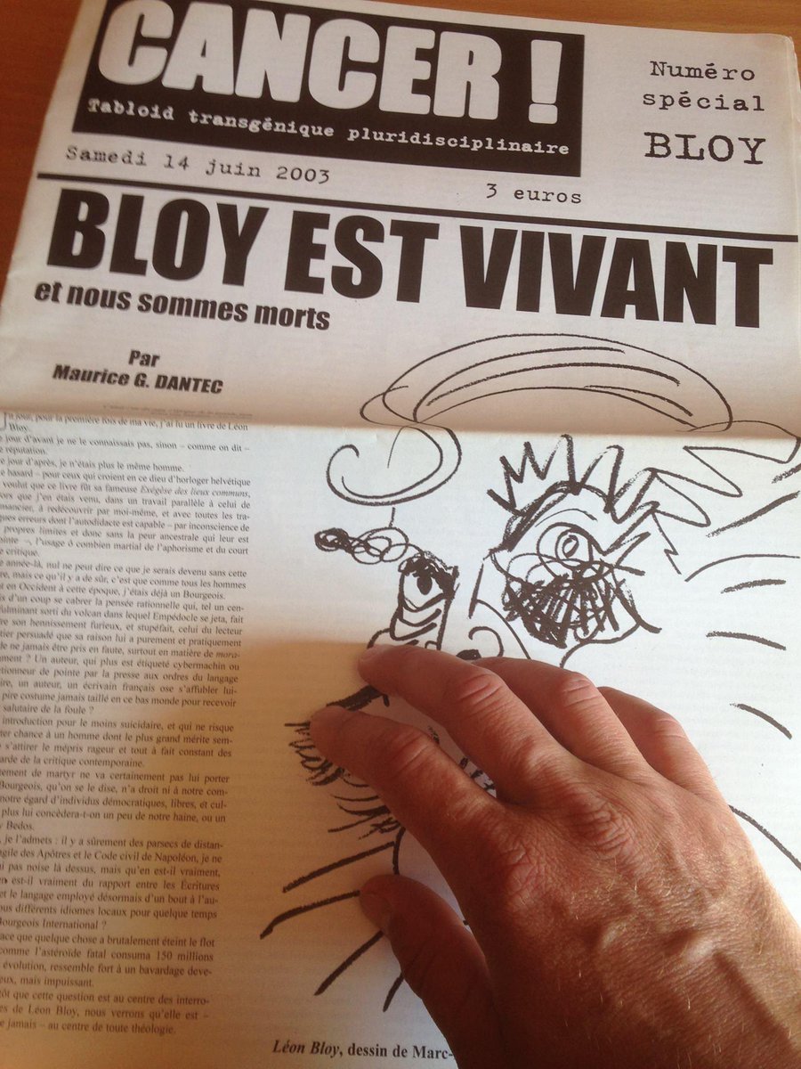 D’ici quelques semaines-mois, Maurice G. Dantec se verra consacré un livre à plusieurs voix !
Nous sommes quelques-uns, l’ami, à te devoir, au début des années 2000 lorsque naissaient les blogs, une salutaire bouffée d’air !