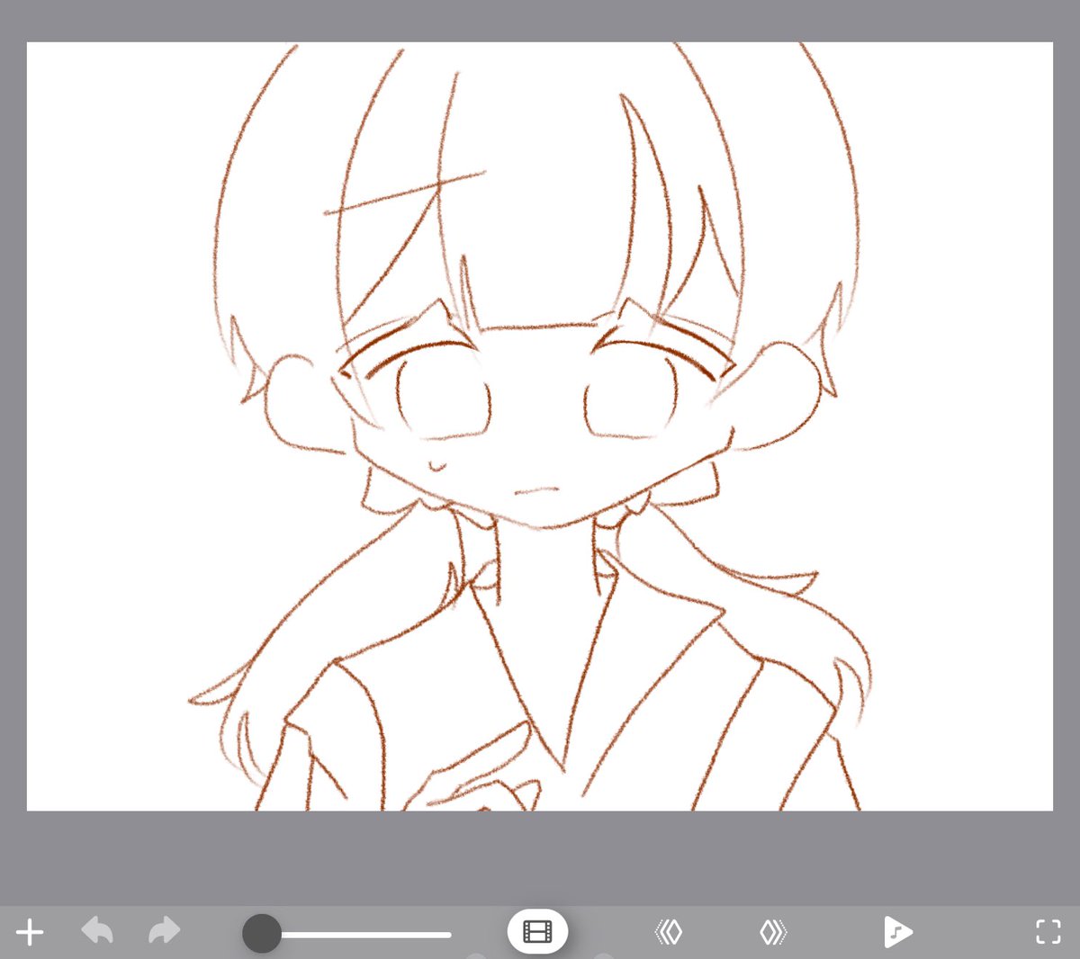 ばかかわいい線画みて…