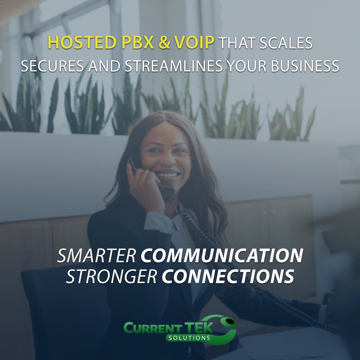 currentTEK's tweet image. Smarter communication = smoother operations + happier customers.
PBX &amp;amp; VoIP give you:
✔ No bulky hardware
✔ Lower costs
✔ Secure, scalable reliability
Upgrade how your business connects: currentteksolutions.com/hosted-voip

#VoIP #PBX #CurrentTEKSolutions