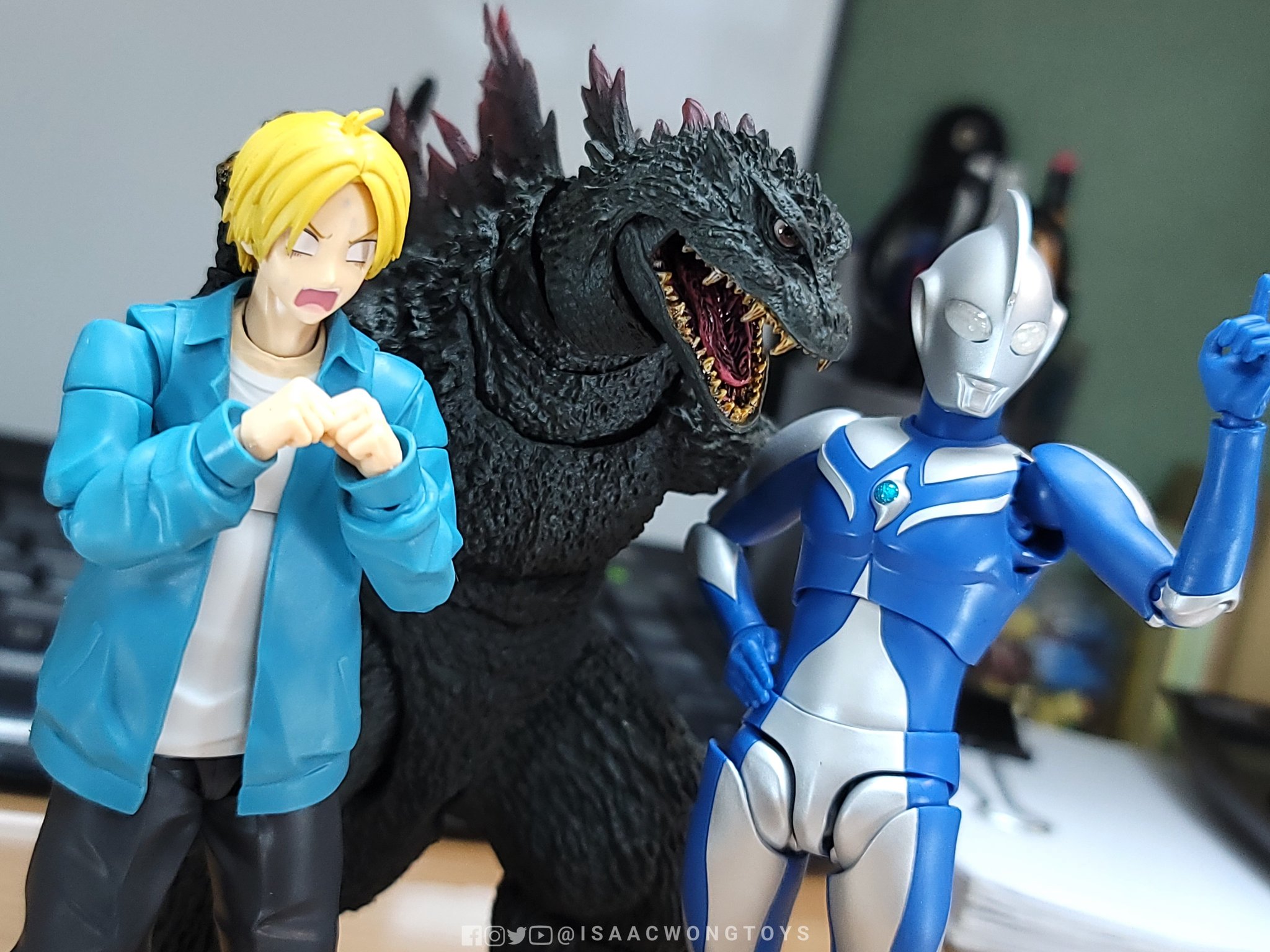 ゴジラ ウルトラマン 2体セットGODZILLA Godzilla & Ultraman 3 ,ゴジラ&ウルトラマン3 (Godzilla ,Rodan