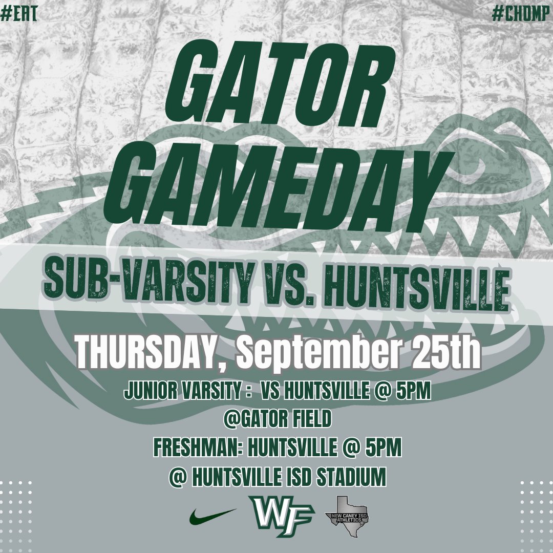 🚨‼️GAMEDAY ‼️🚨
#EAT #CHOMP #WESTFORKFOOTBALL