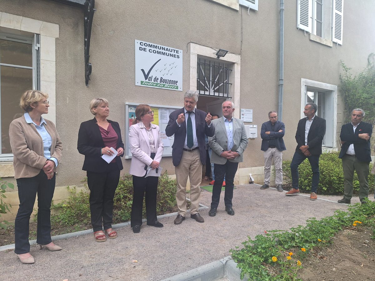 ✨ Inauguration de la rénovation de la Communauté de communes du Val de Bouzanne à Neuvy-Saint-Sépulchre ✨

👉 Un bel outil au service des habitants et de l’avenir de notre territoire.