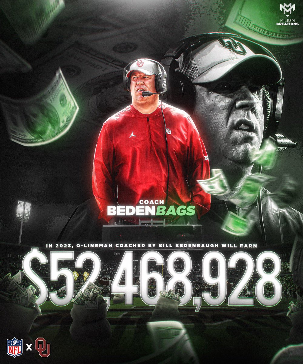 Bringing this one back to the TL (it’s more now)

Ain’t no bag like a Bedenbaugh Bag.

Sooners add 5 ⭐️Cooper Hackett and borderline 5⭐️Kaeden Penny in the same morning.