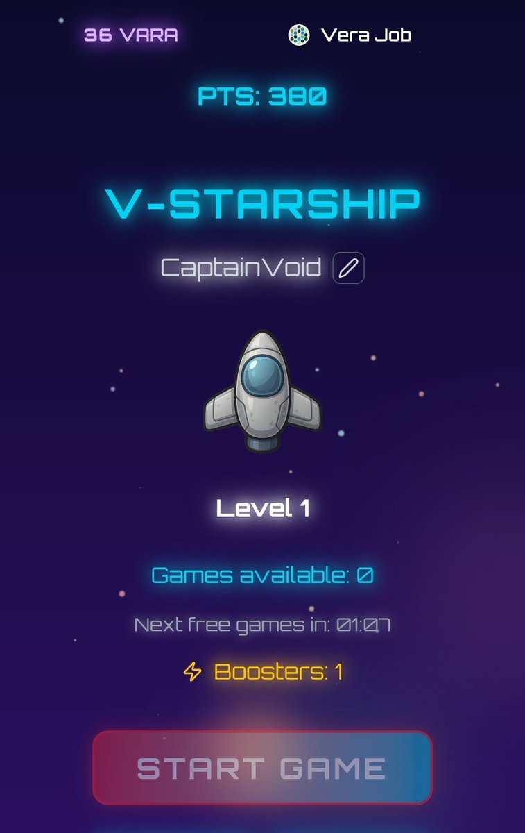 I've just spent some time playing the <a href="/VaraNetwork/">Vara Network</a> Starship game and here’s the thing… it doesn’t feel like a blockchain game.

No lag. No stress. Just jump in, blast enemies, and before you know it, boss fight. ⚡️ Not just that 👇🧵 #VaraVStarship