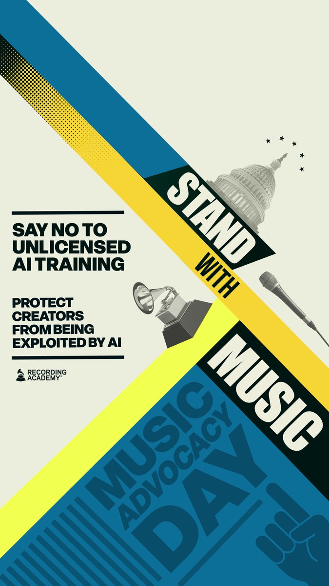 Today is #musicadvocacy day. I'm speaking w/ Indiana representative Erin Houchin in 30 min, she has yet to support the NEA (national endowment for the arts) or the No Fakes Act to protect artists against AI theft. Looking to convince her on these issues. Share these images today