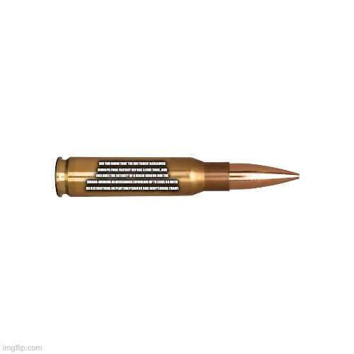 New meme bullets, fully loaded.