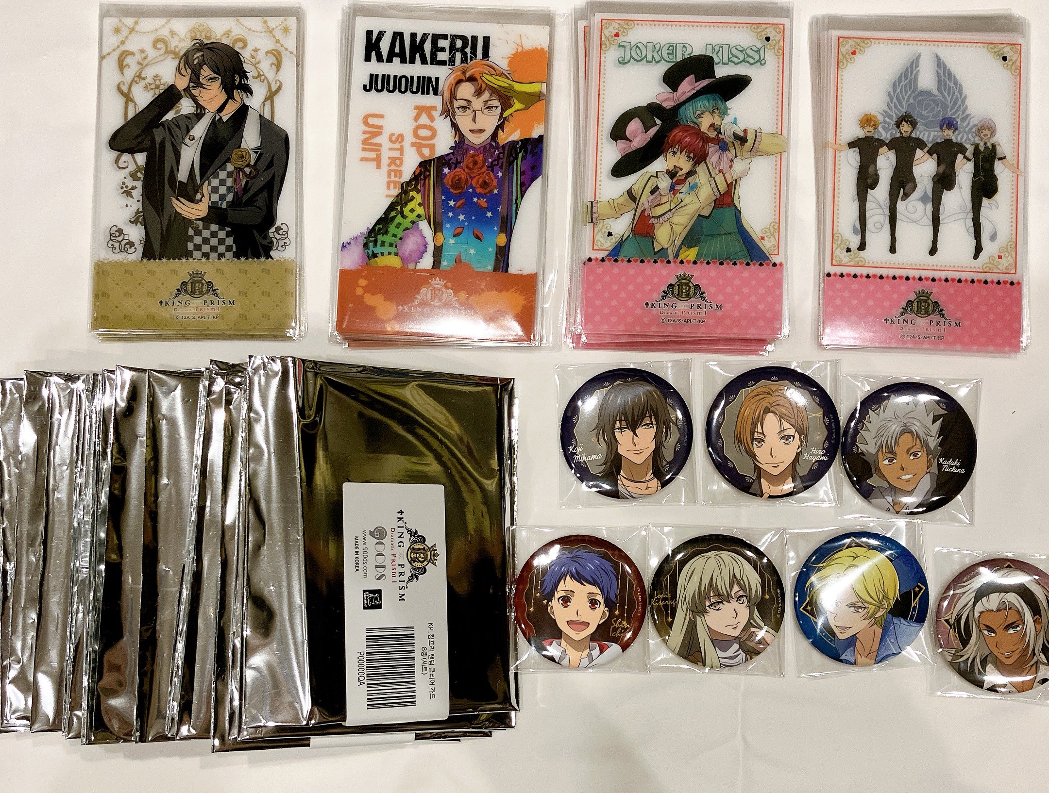 キンツア キングオブプリズム アニカフェ 箔押し缶バッジ 十王院カケル キンツア キンプリ アニカフェ 箔押し缶バッジ 十王院カケル キンツア