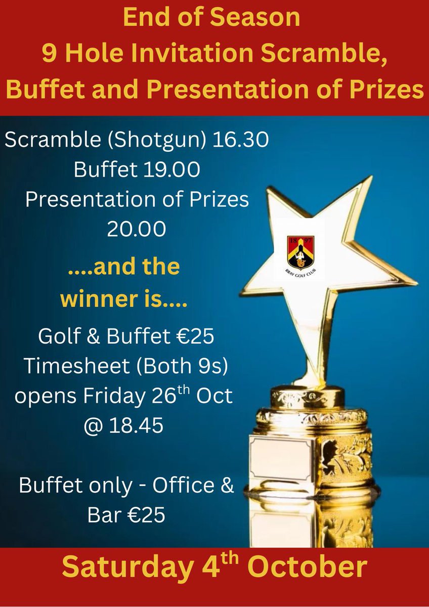 Bray Golf Club tweet media