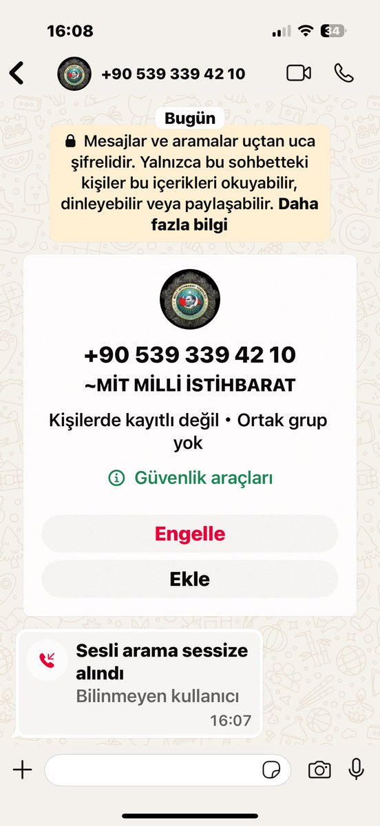 İnanılmaz telefondan engelledim whatsaptan arıyor. Ev adresimi biliyor. Bu kudurmuşluk hali ürkütücü…