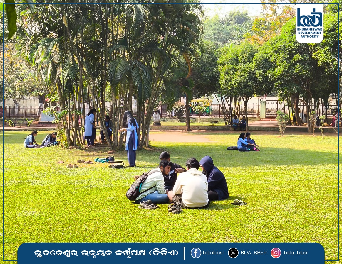 BDA_BBSR's tweet image. ଛୋଟ ପିଲାଙ୍କଠାରୁ ଆରମ୍ଭ କରି ବୟସ୍କ ବ୍ୟକ୍ତିଙ୍କ ଜଗିଂ, ଖେଳାଖେଳି ଓ ଆନନ୍ଦରେ ସମୟ ଅତିବାହିତ ପାଇଁ ବିଡିଏ ପାର୍କଗୁଡ଼ିକ ହେଉଛି ଏକ ଆଦର୍ଶ ସ୍ଥାନ। ଏହାର ଶାନ୍ତ ଓ ସବୁଜ ପରିବେଶ ସମସ୍ତଙ୍କ ମନରେ ଭରିଦିଏ ଏକ ନିଆରା ଅନୁଭୂତି ।
#BDAParks #Bhubaneswar