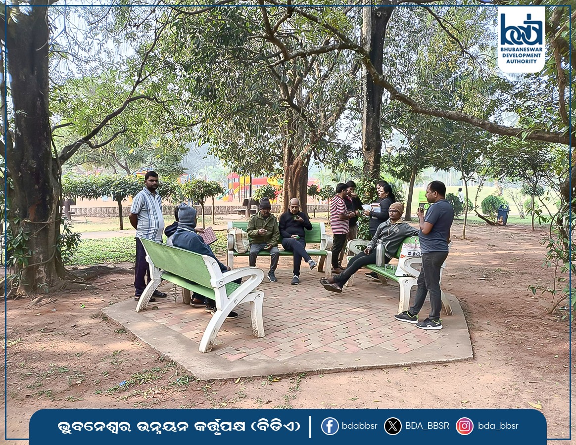 BDA_BBSR's tweet image. ଛୋଟ ପିଲାଙ୍କଠାରୁ ଆରମ୍ଭ କରି ବୟସ୍କ ବ୍ୟକ୍ତିଙ୍କ ଜଗିଂ, ଖେଳାଖେଳି ଓ ଆନନ୍ଦରେ ସମୟ ଅତିବାହିତ ପାଇଁ ବିଡିଏ ପାର୍କଗୁଡ଼ିକ ହେଉଛି ଏକ ଆଦର୍ଶ ସ୍ଥାନ। ଏହାର ଶାନ୍ତ ଓ ସବୁଜ ପରିବେଶ ସମସ୍ତଙ୍କ ମନରେ ଭରିଦିଏ ଏକ ନିଆରା ଅନୁଭୂତି ।
#BDAParks #Bhubaneswar