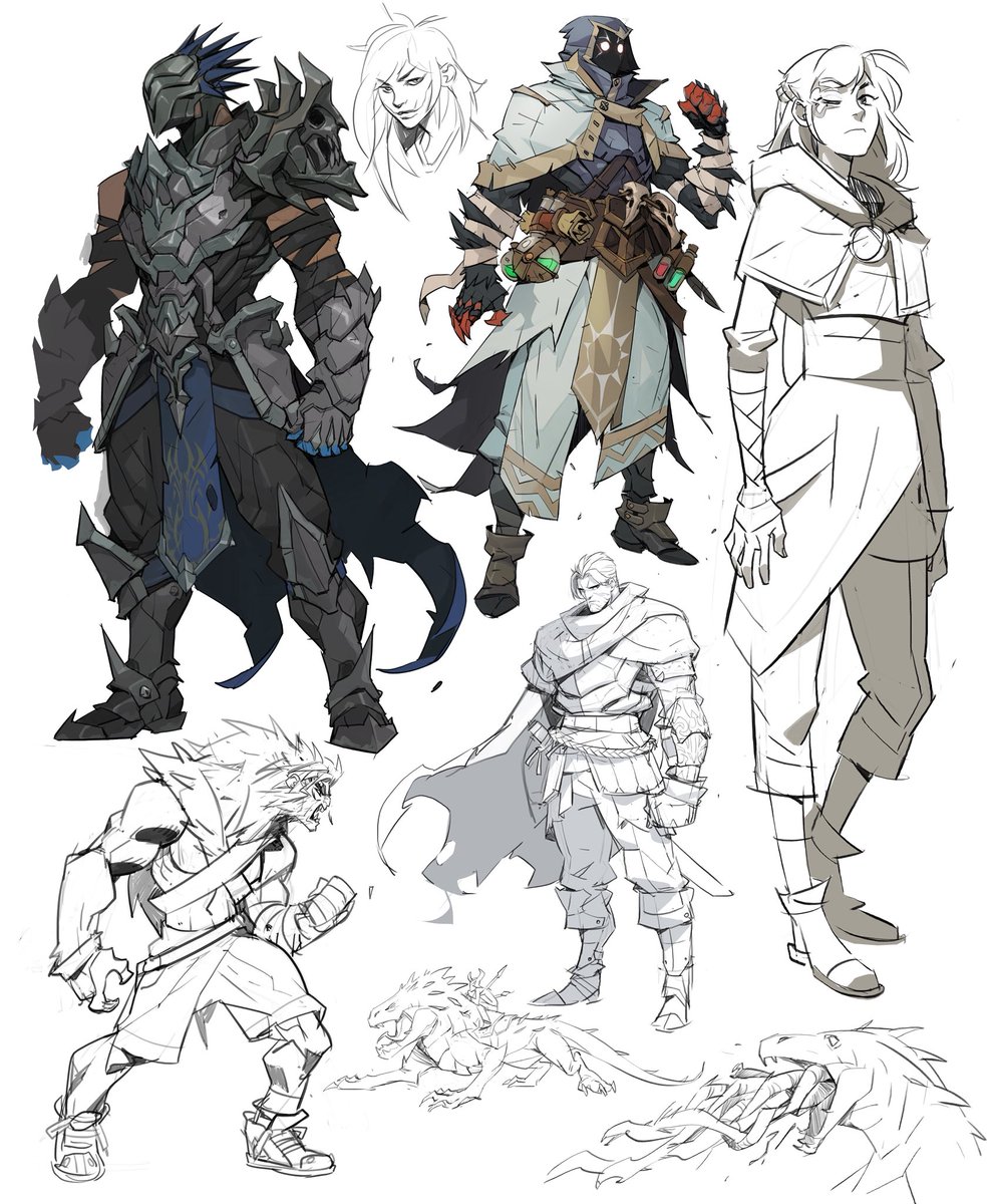 Hichamhabchi's tweet image. Spooky season 👻💀 #characterdesign