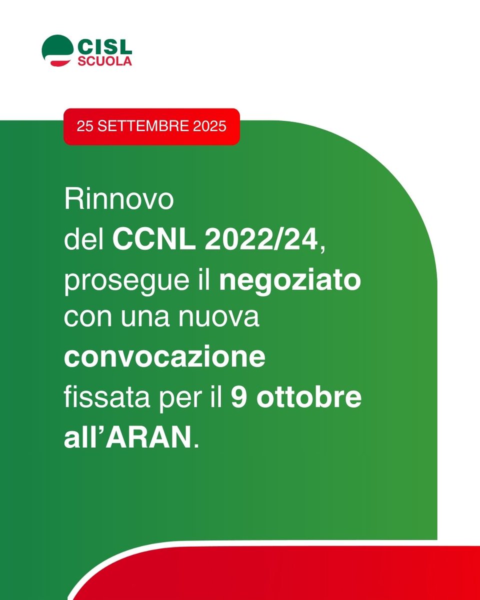 cislscuola's tweet image. Mercoledì 24 settembre è tenuto all'#ARAN un incontro, in modalità mista, per il #rinnovo del #CCNL. Si è trattato, ancora una volta, di un incontro interlocutorio, nel corso del quale l'Agenzia ha fornito risposte riguardo alle proposte delle Organizzazioni Sindacali su alcuni