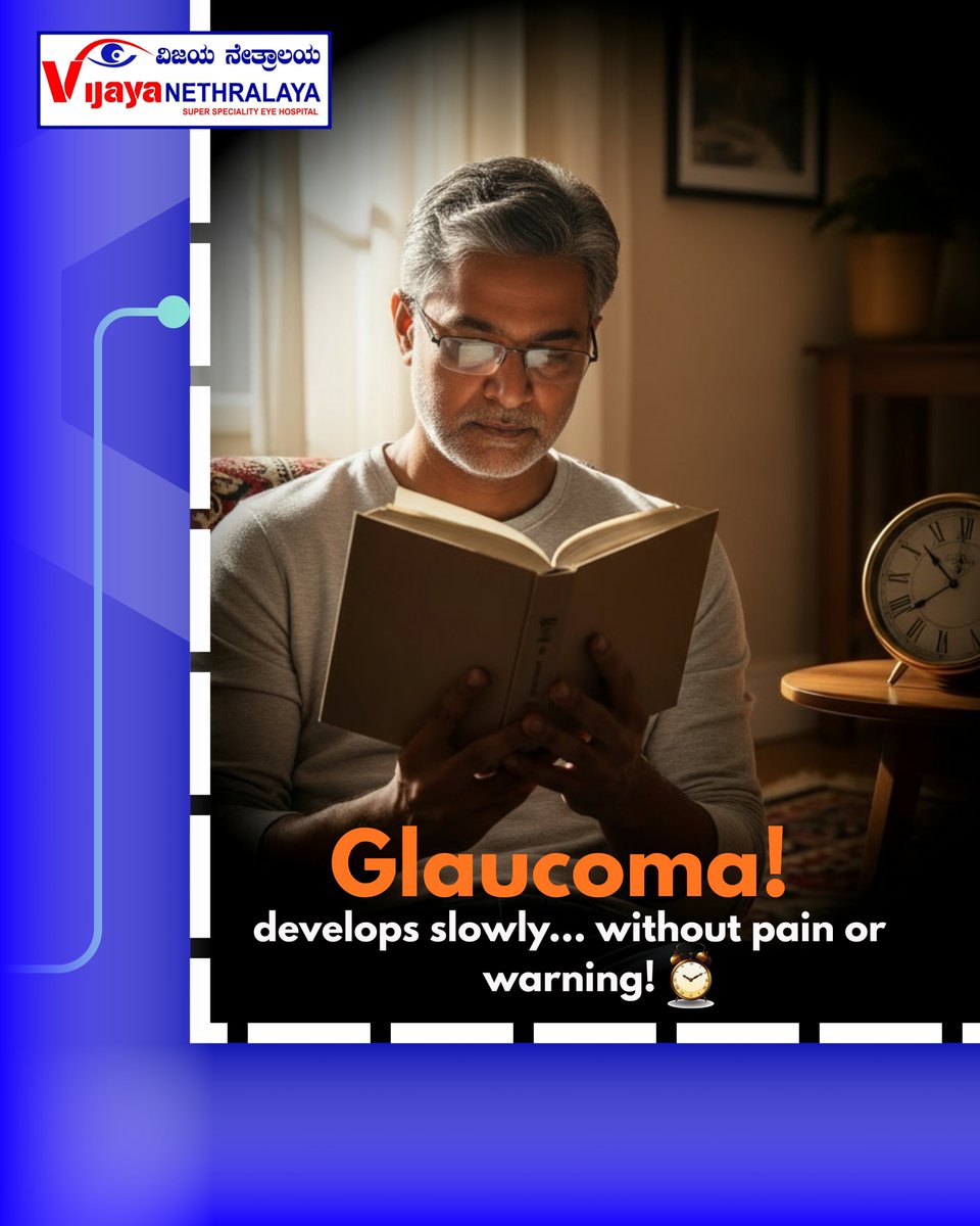 VijayaEyecare's tweet image. 🚨 Glaucoma = Silent thief of vision!
👁️ 12M+ Indians live with it &amp;amp; 50% don’t even know.
💔 Once vision is lost, it can’t be regained.
👉 Get your eyes tested today!
🔗 vijayanethralaya.com/link-in | 📞 917892492098
#GlaucomaAwareness #SaveYourSight #ProtectYourVision