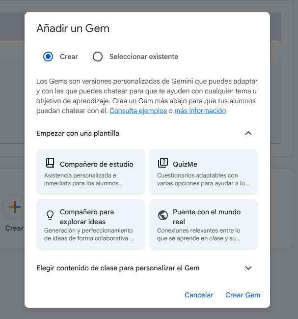 Ahora los Gems (tutores) y NotebookLM están integrados en <a href="/googleclasroom/">Googleclasroom</a>  al crear una tarea, simplificando el proceso para el docente. Un verdadero "órdago" de <a href="/GoogleForEdu/">Google for Education</a> para dominar el ámbito educativo y desplazar a ChatGPT como la herramienta de IA educativa más usada.