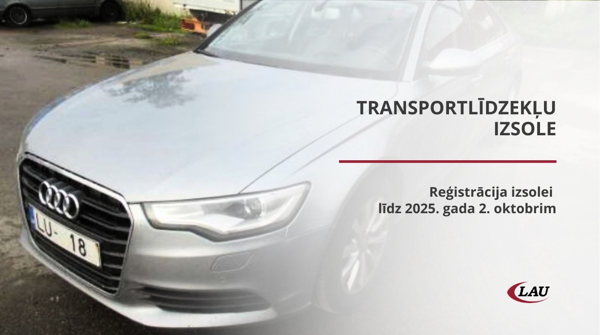 autoceli's tweet image. 📌Aicinām piedalīties transportlīdzekļu izsolē.
Plašāka informācija: lau.lv/lv/aktualitate…
#izsole