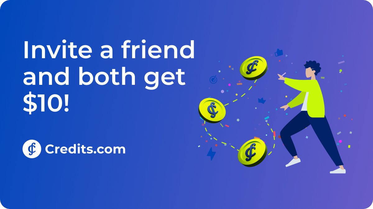 Credits.com tweet media