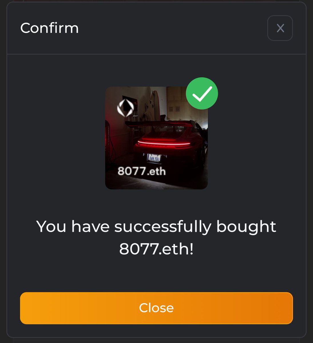 Web3🐳.eth (@web3whale_eth) on Twitter photo I just stole another 10k Club🥵
0.05E for 8077.eth 🤝
Probably the last one before <a href="/ensvision/">Vision.eth</a> shuts down… I will miss you 🫶 I just stole another 10k Club🥵
0.05E for 8077.eth 🤝
Probably the last one before <a href="/ensvision/">Vision.eth</a> shuts down… I will miss you 🫶