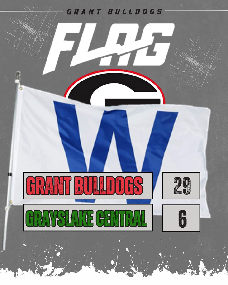 GrantFlagFB's tweet photo. Bulldogs defeated the Rams 29-6 on Wednesday night (9/24).  Great team victory.  Go Dogs! https://t.co/SiOlGg2EYs