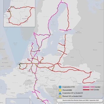 🇪🇺🚛🍃Bruselas quiere un Corredor de Transporte Limpio para vehículos pesados.
En Bruselas se ha presentado una iniciativa para desplegar un Corredor de Transporte Limpio para impulsar la recarga de vehículos pesados 🌏
Continúa leyendo: fenadismerencarretera.com/bruselas-quier…